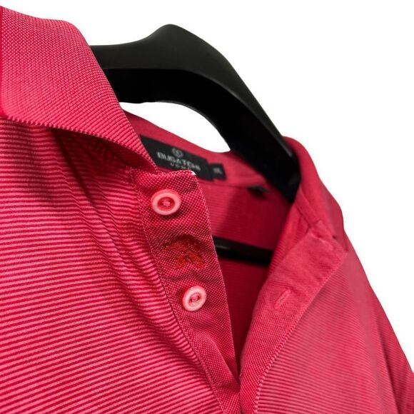 Bugatchi Uomo Men's Red Mercerized Cotton Short Sleeve Polo Size XXL - Picture 8 of 11